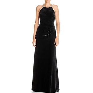 Black Velvet Gown
